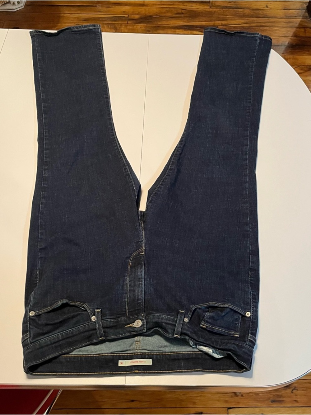Levi's Women's Dark Indigo Bootcut Jeans — 16M - W33 L32